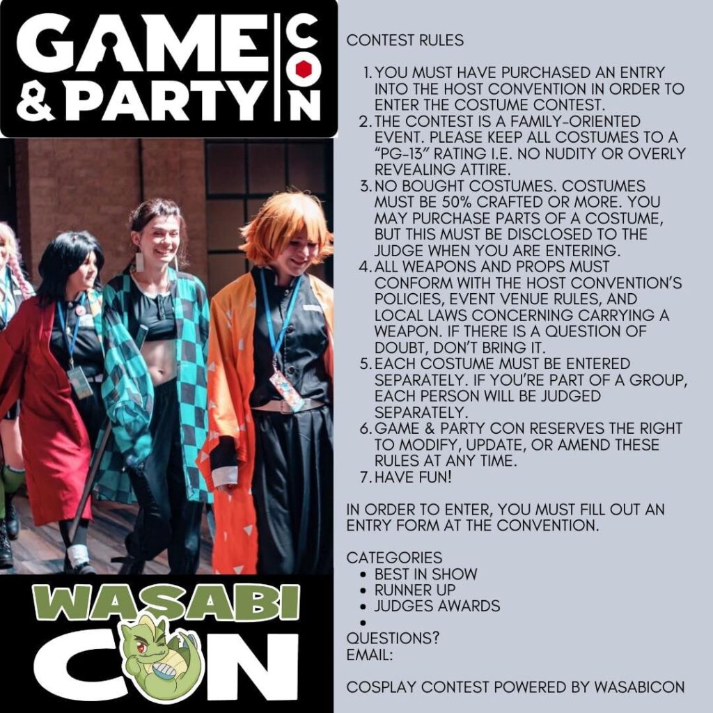 Cosplay at Game & Party Con